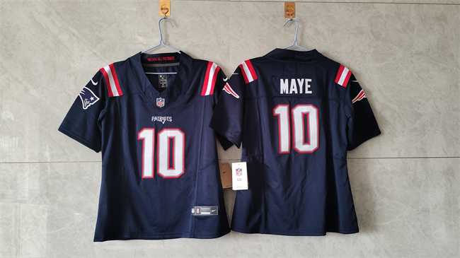 Women's New England Patriots #10 Drake Maye 2024 F.U.S.E. Navy Vapor Untouchable Limited Stitched Jersey,We sell and wholesale Women's New England Patriots #10 Drake Maye 2024 F.U.S.E. Navy Vapor Untouchable Limited Stitched Jersey on line form chian!
